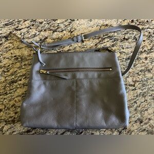 Fossil leather crossbody